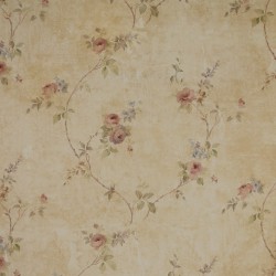 Papel de parede, floral, bege